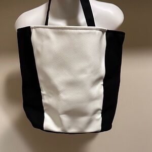 Elegant Black and White Tote Bag